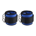 thumbnail image 2 of 2x Rings Exercise Resistance Ankle Weight Lifting Leg Hip Work Out Ankle Cuff Resistance Band for Turnhalle , Blue, 2 of 8