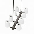 thumbnail image 4 of Enthrall 8-Light Chandelier White Brass, 4 of 7