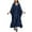 Navy B, variant on Taqqpue Kaftan Dresses for Women Solid Color Plus Size Bathing Suit Cover up Caftan Maxi Beach Dresses