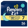 thumbnail image 2 of ZZZ Couches de Nuit, Taille 7 (41+ lbs), Couche Jetable pour Bébé à Protection de Nuit, 2 of 28