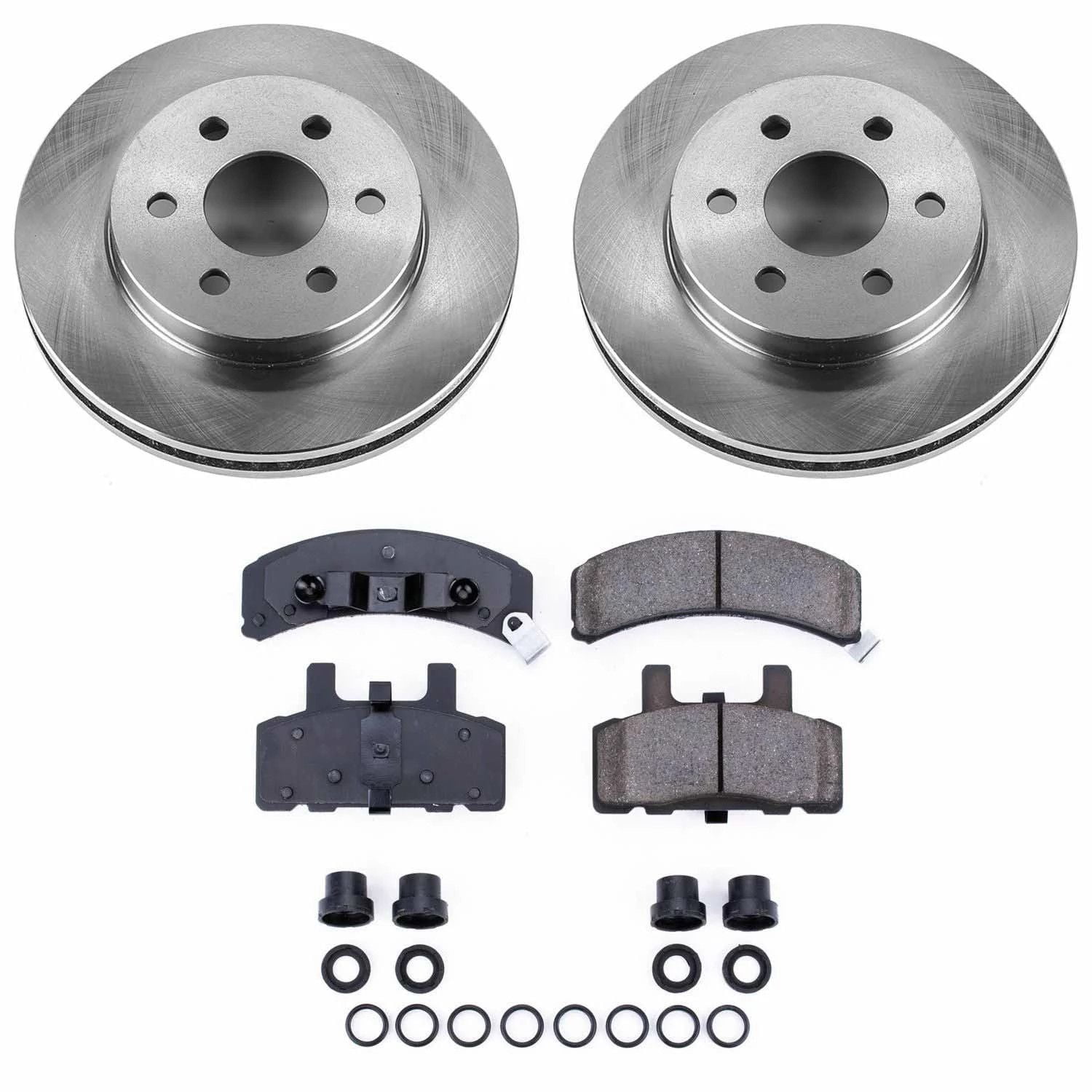 Power Stop Front Stock Replacement Brake Pad and Rotor Kit KOE4870