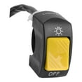 thumbnail image 4 of koolsoo Motorcycle Handlebar Headlight Control Switch Universal Handlebar Mount 7/8 inch Yellow, 4 of 7