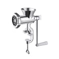 thumbnail image 1 of Hyasfey Meat Grinder Manual Mincer Sausage Maker Table Mount Pork Mincer Stainless Steel Adjustable Clamp Kitchen Tool Beef Pork Fish Chicken Sausage Making Tubes, 1 of 7