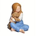 thumbnail image 1 of Estatuas y Figuras con la Frase " A Mi Perro", Regalos de Recuerdo de Amistad con Ángeles de Perro, Figuras Esculpidas y Pintadas A Mano para Amantes de los Perros, 1 of 5