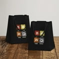 thumbnail image 3 of XMXT Reusable Lunch Bag Women, Game Slogan Icon Print Insulated Lunch Tote for Office Travel, 3 of 8