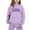 Purple, variant on XEGLSBU Toddler Girl Outfits 3T Denim Girls Outfits Hoodies Letter Print Sweatshirt Stylish and Comfortable Everyday Wear Girls Fall Outfits Dark Green Size 2-3 Years