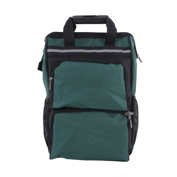 Bolsa De Herramientas, Bolsa De Herramientas De Tela Oxford, Mochila De Lona Resistente Al Desgaste, Gran Capacidad, Múltiples Compartimentos, Mochila De Herramientas Portátil Para Electricista(48cm)