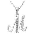 thumbnail image 1 of Collar Gargantilla Letra M Horoz Plata 925 45cm WP1413, 1 of 5