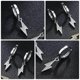 thumbnail image 3 of 1 Pair Diamond-studded Thunderstreak Ear Clips Delicate Stylish Street Eardrop, 3 of 4