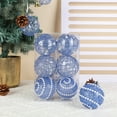 thumbnail image 3 of Hwkond Christmas Tree Decorations Clearance Hot Christmas Balls Indoor Outdoor Venue Decoration Gift Balls Christmas Tree Decoration Christmas Balls(Blue,2.76in), 3 of 5