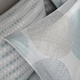 thumbnail image 3 of Gracie Mills 7-Piece Comforter Set Geometric Aqua Grey Cotton Sheets GRACE-5679, 3 of 5