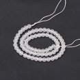 thumbnail image 2 of Frosted Natural Quartz Round Beads Strands 6mm Hole: 1mm about 62pcs/strand 15.1 inch, 2 of 2