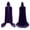 Purple, variant on Kids' Solid Hooded Cloaks Lightweight Wizard Party Supplies Dress Up Poncho Coat October 31st Party Outfits for Kids