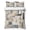 Khaki Gray Blue Light Brown, variant on Queen Quilt Set 90''x96'', Yellow Fruit Lightweight Bedspread Coverlet Set with 2 Pillow Shams, Vintage Country Leaves Berries Blue Plants Breathable All Season Quilt Bedding for Bedroom/Guest Room