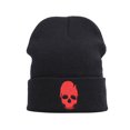 thumbnail image 1 of Unisex Punk Skull Cap Korean Hip Hop ski cap black Winter Personalized Knitted Hat Winter Fall, 1 of 8