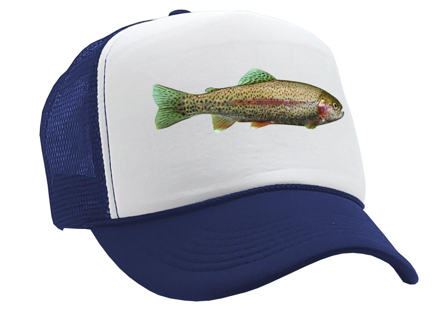 RAINBOW TROUT freshwater fly fishing angler fish Vintage Retro