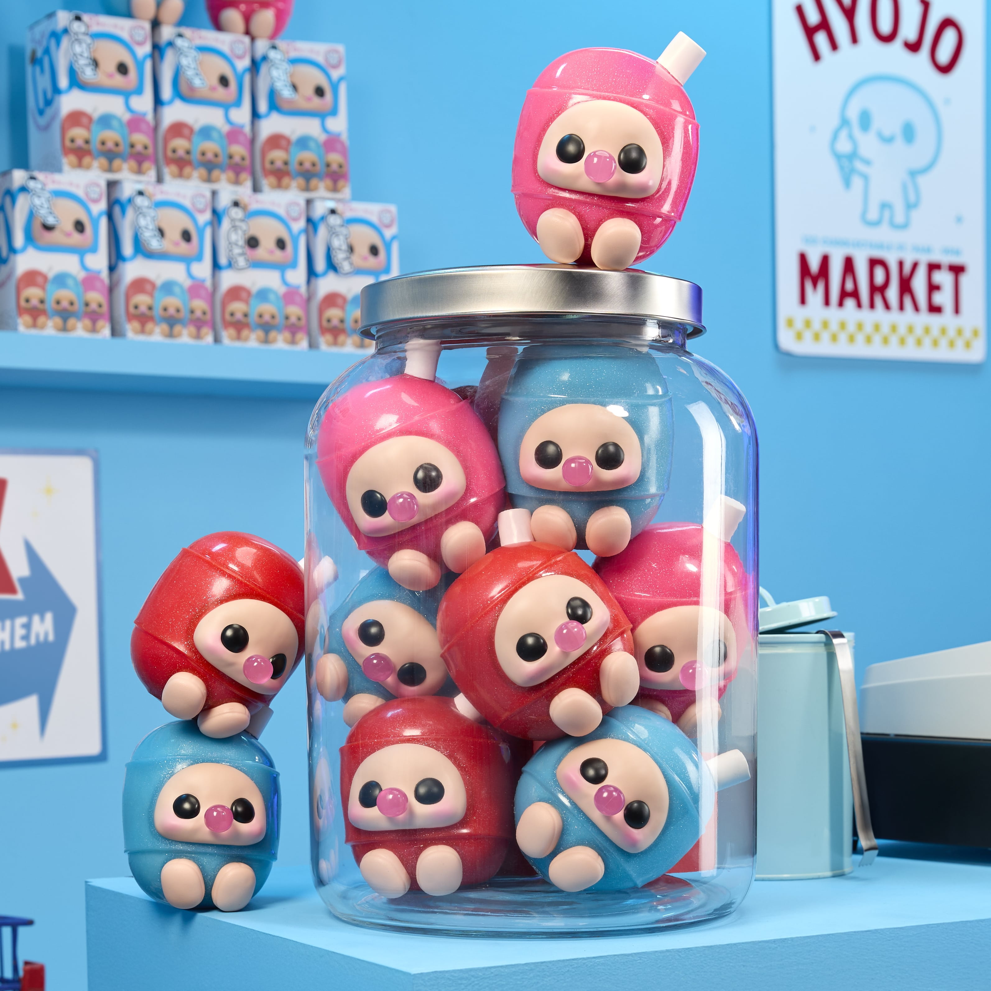 Hyojo BLOW POP Series Blind Box Collectible Plush, 3 to Collect