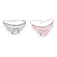 thumbnail image 4 of 2 Lady Belly Dance Beaded Sequin Face Accesorio para Disfraz de Halloween jinwen Cara de malla de vientre, 4 of 7