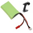 thumbnail image 1 of Controller 7.4V 1500mAh LiPo Battery RC Receiver Lithium Battery Replacement for FLYSKY FS GT5 MC6C MCE7 Remote Controller, 1 of 7