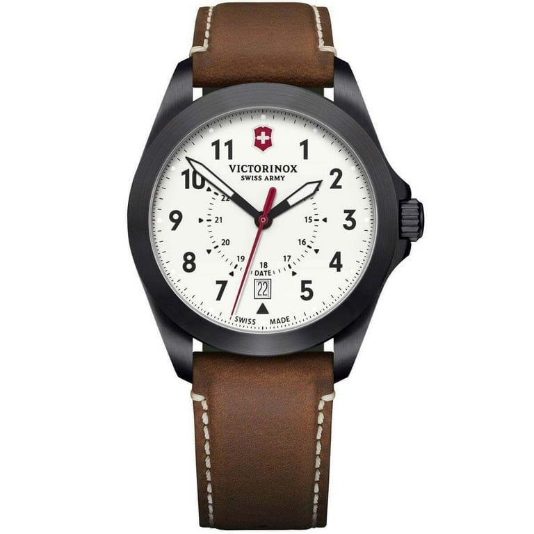 Victorinox Swiss Army 241969 Men's Heritage Brown Strap Watch