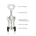 thumbnail image 2 of True Spiral Winged Corkscrew Wine Opener for Home Bar Wedding Gifts, Silver, 2 of 5