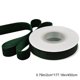 thumbnail image 3 of Cinta de terciopelo verde de 5 yardas | Lazo para envolver regalos navideños | Cinta de satén flocado para decoración de mesas de fiesta | Anchos de 1 a 4 cm, 3 of 5