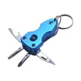 thumbnail image 3 of Tuvgenk Multifunctional Screwdriver Led Flashlight Folding Knife Keychain Aluminum Alloy Bottle Opener Multi-Tool Birthday Valentine’S Day Gift for Men, 3 of 5