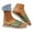 Green, variant on Women's Slides Flat Sandals Comfortable Slip on Straw Flip Flops Dressy Summer Shoes