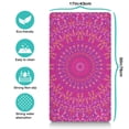 thumbnail image 4 of Colorful Boho Dog Food Mat - Psychedelic Art Design, 4-Layer Protection, Soft Surface for Pet Comfort, 4 of 6