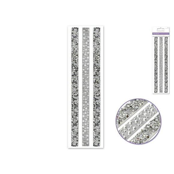 Crushed Diamond Gem Borders x3