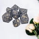 thumbnail image 5 of Dados poliédricos Baoblaze de 7 piezas D4-D20 Die D20 D12 D10 D% D8 D6 D4, 5 of 8