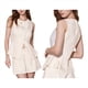 thumbnail image 3 of Conjuntos de Verano de 2 Piezas para Mujer, Sin Mangas, con Cuello en V, Abotonado, Chaleco y Pantalones Cortos con Bolsillos Albaricoque M, 3 of 6