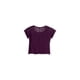 thumbnail image 2 of Aeropostale - Camiseta corta con gráfico en la parte posterior de encaje para mujer, morado, grande, 2 of 2