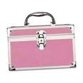 thumbnail image 5 of DOLITY Portable Makeup Bag with Mirror Cosmetic Storage Box for Vanity S Pink, 5 of 8