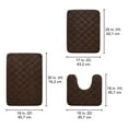 thumbnail image 2 of Mainstays Memory Foam Bath Mat Set, 2 of 5