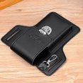 thumbnail image 1 of Riñonera para hombre Vintage PU con múltiples compartimentos y funda para teléfono (negro), 1 of 7
