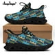 thumbnail image 1 of Noisydesigns - Zapatillas de deporte para hombre, de malla, con estampado africano Kente a cuadros y suela de cuchilla, de alta calidad, 1 of 6