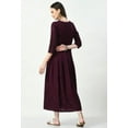 thumbnail image 2 of S MAJIDA Kurta for Women Embroidered Rayon Kurta with 3/4 Sleeve, 2 of 5