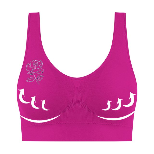 Ladies Traceless Comfortable Wireless Breathable Gathering Bra with Removable Padding for Daily Wear and Sleep