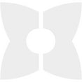 thumbnail image 4 of 18"OD x 6"ID x 6 3/4"C x 1"P Cosmo Architectural Grade PVC Contemporary Ceiling Medallion, Two Piece, 4 of 11