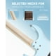 thumbnail image 3 of Guitarra eléctrica Donner DMT-66 99 cm con funda para principiantes, color azul, 3 of 9