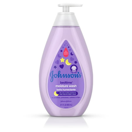 Johnson's Bedtime Baby Moisture Wash with Soothing Aromas, 27.1 fl.