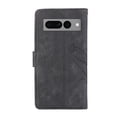thumbnail image 5 of Allytech Wallet Flip Case for Google Pixel 7 Pro with Stylish Orchid Butterflies Embossed Pattern, Premium PU Leather Kickstand Magnetic Clasp Shockproof Case with Card Holder & Wrist Strap, Black, 5 of 7
