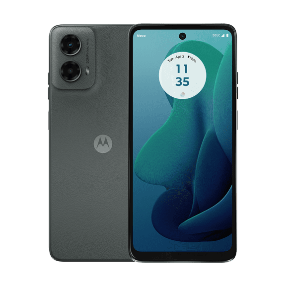 Pre-Owned Motorola XT2417-1 Moto G 5G 2024 6.6" 128GB 4GB RAM Sage Green LTE T-Mobile Prepaid Smartphone