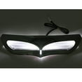 thumbnail image 3 of Rejilla de ventilación de entrada de de ala de murciélago ABS negra y luz LED para Touring Negro Baoblaze Batwing Barraying Vent, 3 of 8