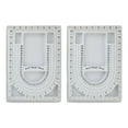 thumbnail image 1 of 2pcs Flocked Bead Design Boards for Jewelry Making Bracelet Necklace DIY (Grey), 1 of 5