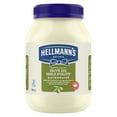 thumbnail image 2 of Hellmann’s Olive Oil Mayonnaise, Ideal for Fries, Burgers and Salads, Made with Canadian Free‑Run Eggs and Canola Oil, 890 ml Jar, 2 of 9