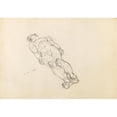 thumbnail image 2 of Anton Kolig 18x14 Black Ornate Wood Framed Double Matted Museum Art Print Titled - Lying Male Act (1933), 2 of 5