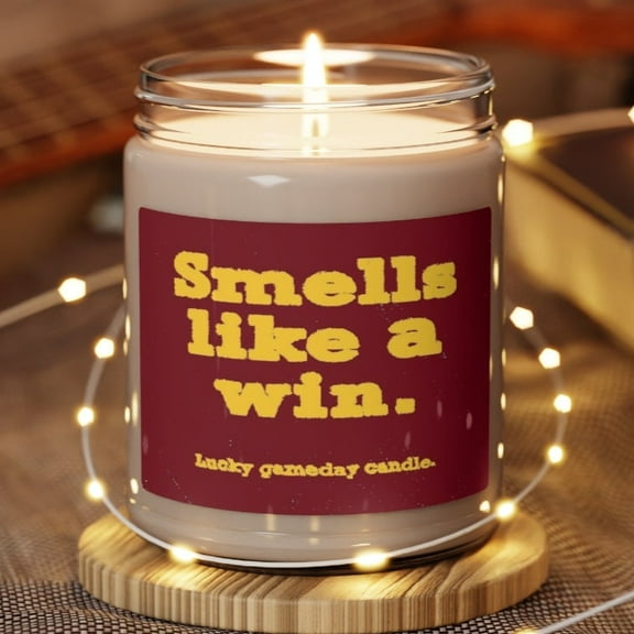 Smells Like a Minnesota Win Scented Candle, Gophers Football Basketball