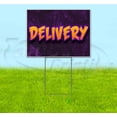 thumbnail image 1 of Delivery (18" x 24") Yard Sign, Includes Metal Step Stake, 1 of 6